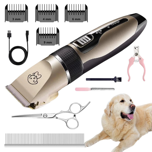 Groom Your Furry Friends with the  Rechargeable Cordless Pet Shaver – Quiet, Easy, and Perfect for Dogs & Cats! 🐾✂️